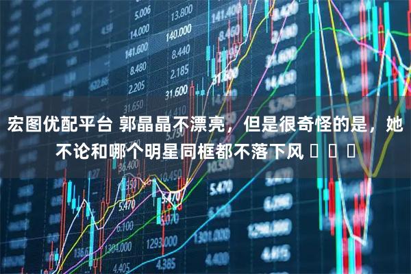 宏图优配平台 郭晶晶不漂亮，但是很奇怪的是，她不论和哪个明星同框都不落下风 ​​​